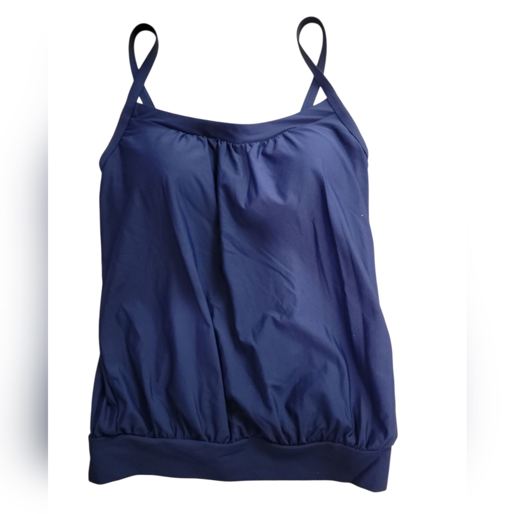 2 For $15 New  Lands End Tankini Sz 2 (Small) Built in Bra Adjustable Straps